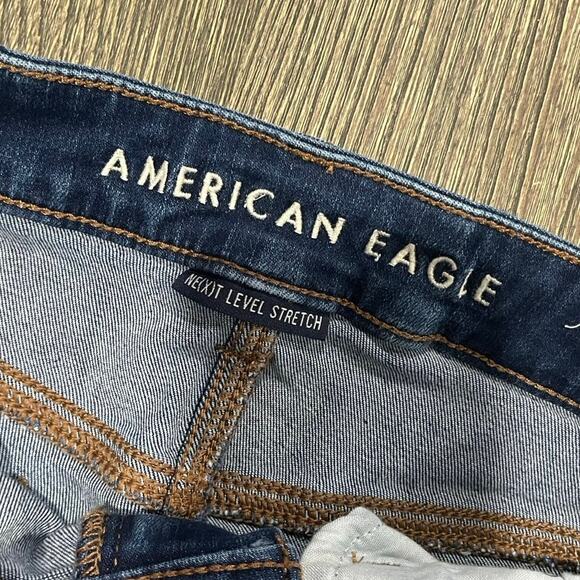 American Eagle Womens High-Rise Jegging Jeans Next Level Stretch Blue Size 12 - Picture 7 of 12